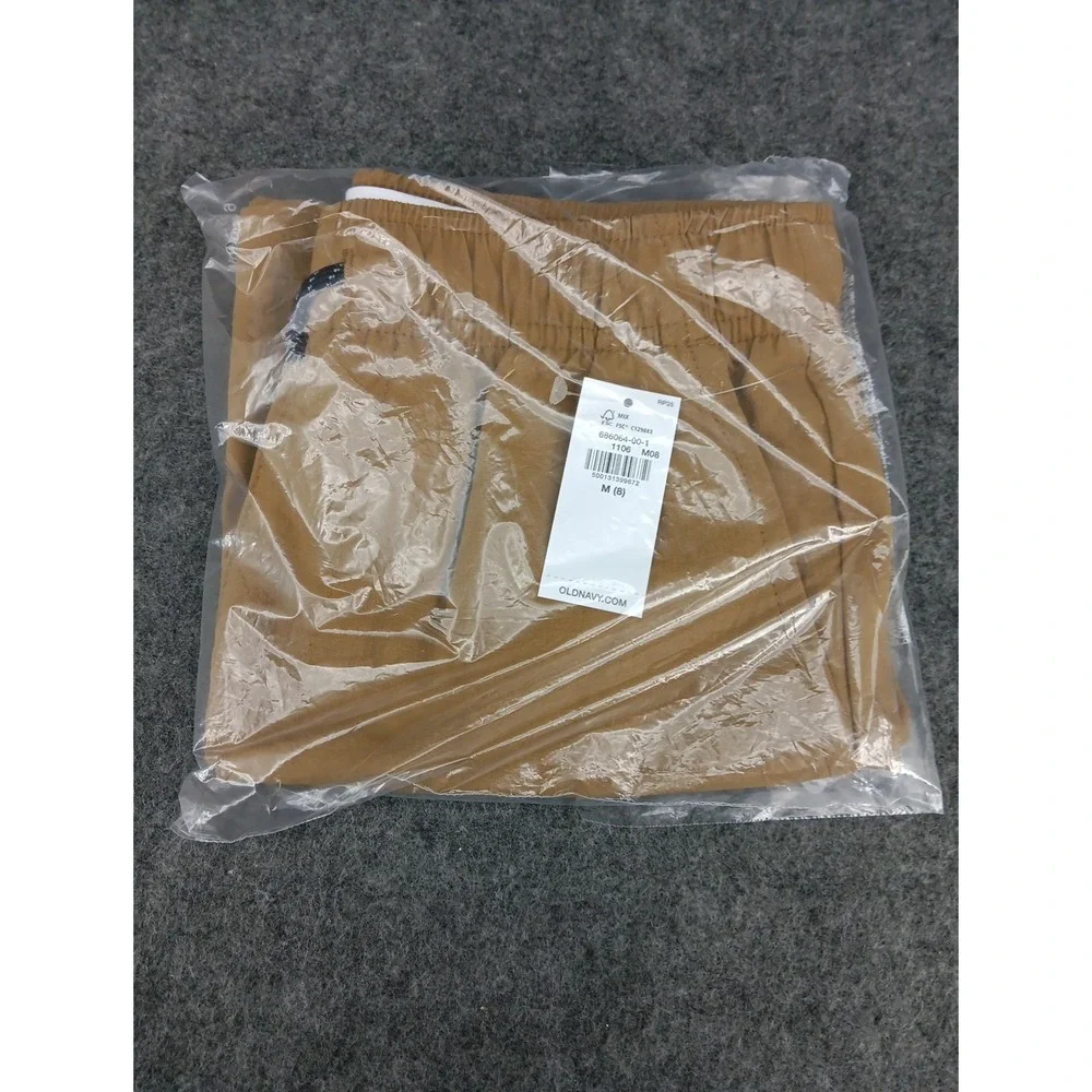 Boys Shorts Size 8‎ Medium Old Navy Above Knee Tech Brown Nylon Drawstring